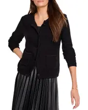 Nic+Zoe Textured Sweater Jacket