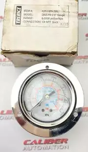 TRERICE 0-5000PSI/BAR/KPA Pressure Gauges (NEW)