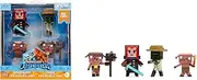 Jada Toys Minecraft Legends Diecast Figure, 2.5-Inch Height (Pack of 4)