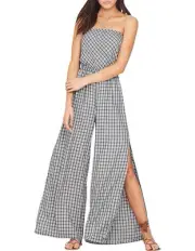 TIGERLILY Pranay Jumpsuit in Black and White Gingham Size 10 NWT [RRP $200]