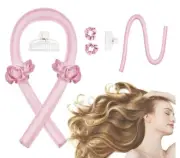 NEW Heatless Curling Rod Headband, Heatless Curler w/ Hair Clips & Scrunchie
