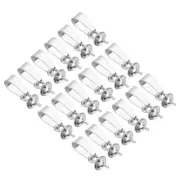 12 x 4 mm Eye Pin Peg Bail, 60Pcs Stainless Steel Cup Peg Bail Pin, Silver