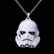 Stormtrooper Helmet Inspired Necklace NEW