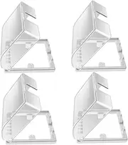 CANIGHT 4pcs Waterproof Socket Cover Power Supply Protector Outlet Covers for Bathroom Kitchen Pool