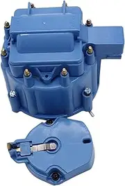 MagiDeal Distributor Cap and Motor Kits Part Number K6951or Spare Part Gear Ignition Equipment Engines Repair for 260 289 302 347, blue