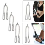 Tricep Rope Cable Machine Attachment Bicep Exercise Workout Nylon Handle Pull