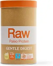 Amazonia Raw Gentle Digest Vanilla - ACO certified organic, gut friendly low FODMAP certified, plant based protein, real food ingredients, kosher, 22g protein per serve, family friendly, 1kg