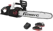 Power G 2 x 20V Brushless Chainsaw Kit