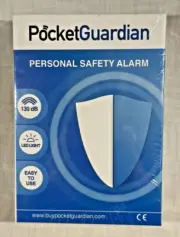 NEW Pocket Guardian Personal Safety Alarm - Light/Noise - Rape Whistle Security