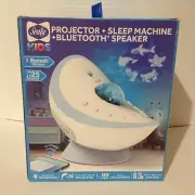 Sealy Kids Sleep Machine Projector Sound Machine Bluetooth Speaker 25 Sounds