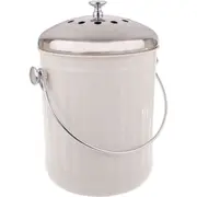 Appetito 4.5L Compost Food/Waste/Scrap/Trash Kitchen Veggie Canister/Bin White
