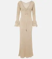 [Blumarine] Blumarine Crochet maxi dress AU 12 white