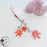 Phone Chain Heaven Official's Blessing Phone Charm Maple Leaf Hanging Drop Gift