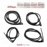 For Suzuki Ciaz Sedan 2015 - 19 Set 4Dr Door Seal Rubber Weatherstrip (for: Suzuki)