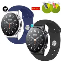 在飛比找Yahoo!奇摩拍賣優惠-xiaomi watch s1 錶帶 硅膠錶帶 小米手錶 w