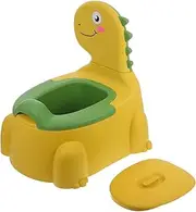 SWOOMEY Dinosaur Portable Potty Training Seat for Lightweight Design for Boys Easy to Clean Potty Chair with Backrest for Travel Home Use