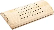 TEHAUX Safe Light Moxibustion Pillow Wooden Cervical Pillow Lumbar Support Daily Use