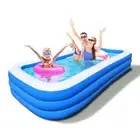 Inflatable Kids Pool Family Deluxe Inflatable Pool- 10 Foot Family Size NEW