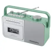 SB2130TS Portable Cassette Player/Recorder with AM/FM Radio (Teal/Silver)