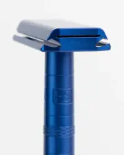 Henson Shaving AL13-M DE Safety Razor Steel Blue