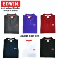 在飛比找蝦皮購物優惠-Edwin 男士經典 Polo T 恤修身版型 7482-1