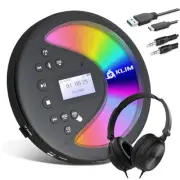 Discover with Headphones + Portable CD Player Walkman with Long-Lasting