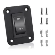 1X(On-Off Switch 12V 20A 4 Pins DPST Rocker Switch Panel RV Light Switch4604