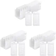 150 Pcs Wax Melt Containers, 5-Cavity Wax Melt Clamshell Molds,Clear Empty Plastic Wax Melt Mold for DIY Candles Making