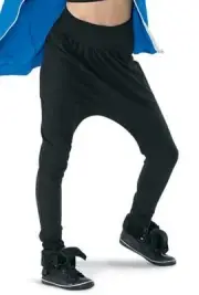 Urban Groove Adult's Black Cotton Skinny Harem pant szSA BNWT (20)