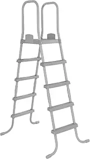 [Bestway] Flowclear 52 Inch Heavy Duty Metal A Frame Above Ground Pool Ladder