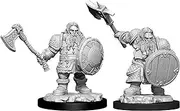 D&D Nolzurs Marvelous Unpainted Miniatures Male Dwarf Fighter