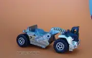 2009 Matchbox Superfast Loose Scraper Chrome Dewart Construction Brand New