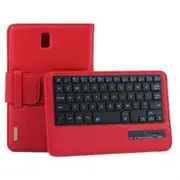 Removable Bluetooth Keyboard Case Cover For Samsung Galaxy Tab S 8.4" SM-T700 - Red