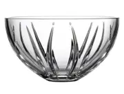 NIB Waterford Ardan Tonn 8” Centerpiece Crystal Clear Wave Bowl Vase #40034579