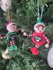 Elf Chrismas Tree Doll Ornament personalised tree home party toy Gifts Plush