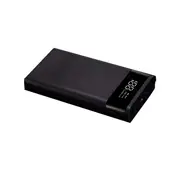 Dual USB Port LED Light Digital Display Fast Charging Power Bank Kits For iPhone 8Plus XS 11 Pro Huawei P30 Pro Mate 30 5G Oneplus 7T Pro BLACK COLOR