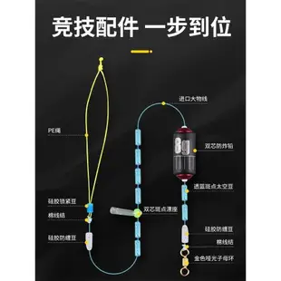 釣魚王2023年大物線組草魚翹嘴鳊魚全套綁好主線組成品魚線用品