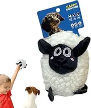 Dog Interactive Toys - Tough Crinkle Chew Toys for Dogs | Cartoon Duck Sheep Bunny Plush Animal, Pet Enrichment Activities for Small Medium Breed Interactive Play Indoor