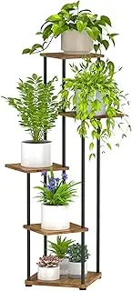 Digtokore Plant Stand Indoor, 5-Tier Tall Plant Stands Plant Shelf Indoor Clearance, Corner Display Rack Flower Pot Holder, Metal Flower Shelves for Multiple Plants