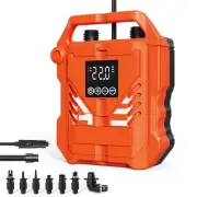 WaveRite 22PSI High Pressure Paddle Board Pump Portable 12V Car Electric Air Compressor Support Inflation/Deflation, 3 W