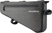 ROCKBROS100% Waterproof Bike Bag Triangle Large Cycling Tube Pouch Quick Release Frame Bag 5-8L
