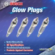 4 x Bosch Glow Plugs for Mitsubishi Chariot Delica Eterna Express L200 Libero (for: Mitsubishi)