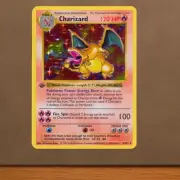 POKEMON CHARIZARD 1ST EDITION BASE SET HIGH QUALITY STICKER 2.5x3.5 INCH