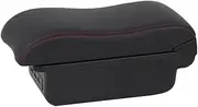 Auto Center Console Pad Armrest Protector Armrest Box for Caddy 5 2024 Car Armrest Box Storage Box Interior Dedicated Retrofit Car Accessories Car Armrest Storage Box Mat(B1 red line 3USB)