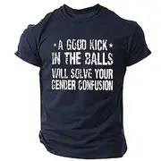 Text White Red Deep Blue T shirt Tee Men's Graphic Shirt Sports Classic Shirt Short Sleeve Comfortable Tee Street Vacation Summer Fashion Designer Clothing S M