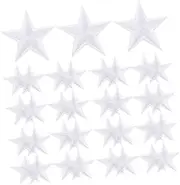 HORIALENCE 50pcs Star Iron Embroidery Patches for Clothing Shoes Bags Durable Easy Application Patches for DIY Decoration and Repair Versatile Embellishments for Creative Projects