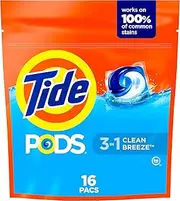 Tide PODS Laundry Detergent Clean Breeze 16ct