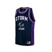 Outerstuff NRL Storm Mesh Singlet Mens