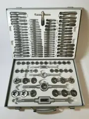 110PCS. C.S. TAP AND ROUND DIE SET FRACTIONAL AND METRIC ITEM NUMBER 431-20110