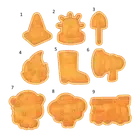 Firefighter Cookie Cutter and Stamp Embosser Set